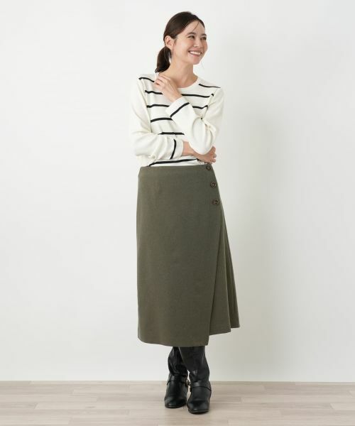 Leilian PLUS HOUSE / レリアンプラスハウス ミニ・ひざ丈スカート | スカート | 詳細1