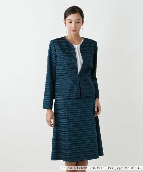 Leilian PLUS HOUSE/レリアンプラスハウス スーツ【セレモニー】 カーキ系 17+ Leilian PLUS HOUSE/レリアンプラスハウス スーツ【セレモニー】 カーキ系 17+