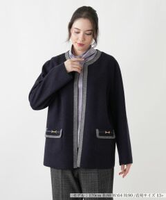 Leilian PLUS HOUSE / レリアンプラスハウス テーラードジャケット | ニットジャケット