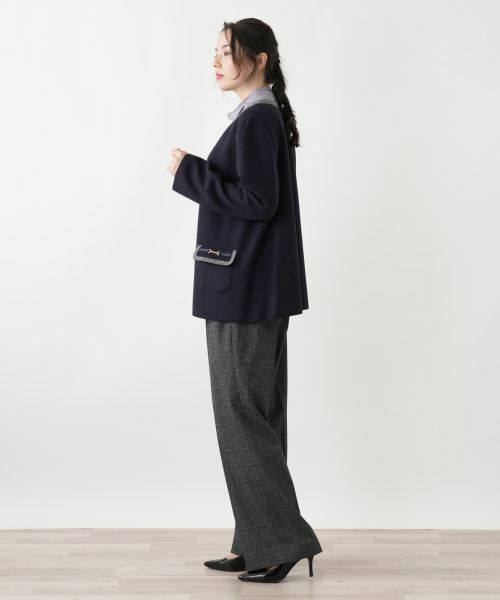 Leilian PLUS HOUSE / レリアンプラスハウス テーラードジャケット | ニットジャケット | 詳細2