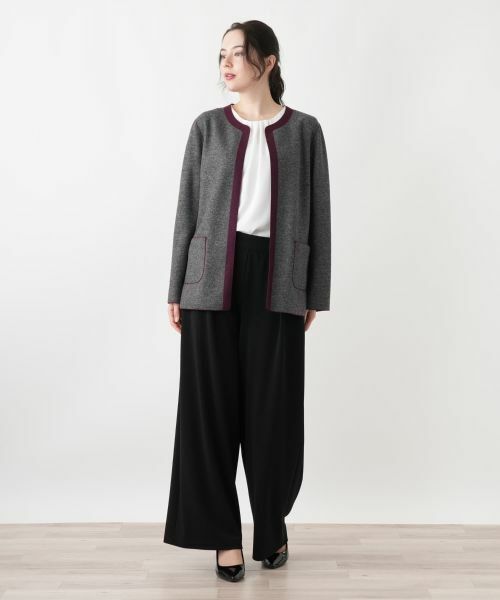 Leilian PLUS HOUSE / レリアンプラスハウス テーラードジャケット | ニットジャケット | 詳細8