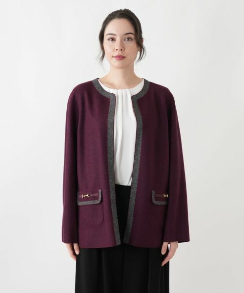 Leilian PLUS HOUSE / レリアンプラスハウス テーラードジャケット | ニットジャケット | 詳細9