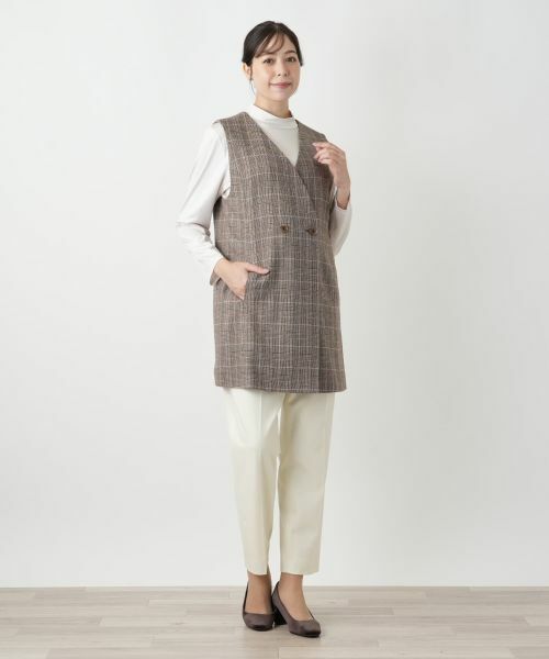 Leilian PLUS HOUSE / レリアンプラスハウス テーラードジャケット | ベスト | 詳細1