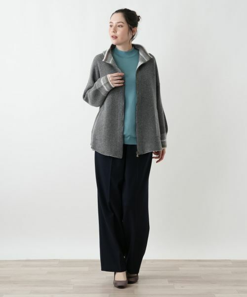 Leilian PLUS HOUSE / レリアンプラスハウス その他アウター | ブルゾン【TRICOT PERUGIA】 | 詳細1