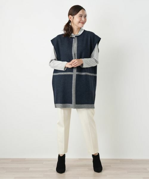 Leilian PLUS HOUSE / レリアンプラスハウス テーラードジャケット | ベスト【プラス企画】 | 詳細1