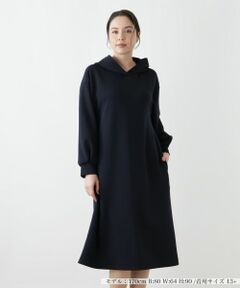 Leilian PLUS HOUSE / レリアンプラスハウス ドレス | フーディーワンピース【プラス企画】