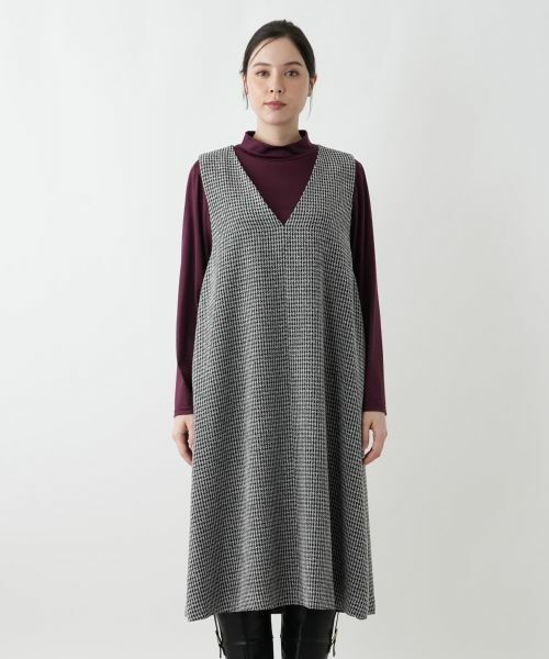 Leilian PLUS HOUSE / レリアンプラスハウス ロング・マキシ丈ワンピース | ジャンパースカート【プラス企画】 | 詳細11