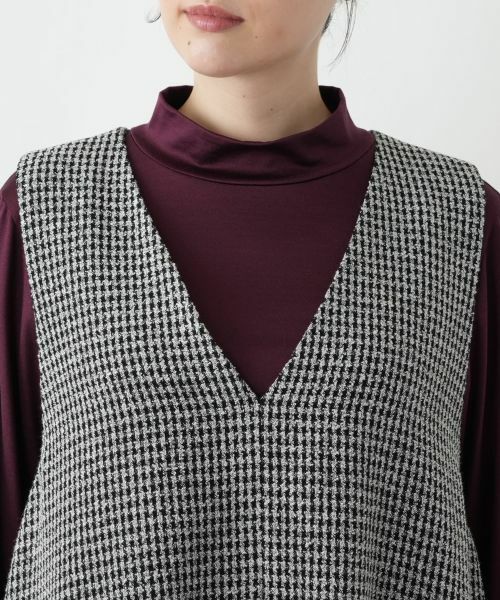 Leilian PLUS HOUSE / レリアンプラスハウス ロング・マキシ丈ワンピース | ジャンパースカート【プラス企画】 | 詳細14