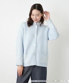 Leilian PLUS HOUSE / レリアンプラスハウス テーラードジャケット | ニットジャケット【CINZIA CALDI】