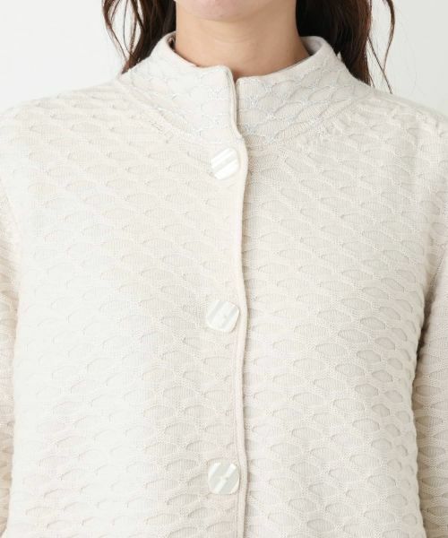 Leilian PLUS HOUSE / レリアンプラスハウス テーラードジャケット | ニットジャケット【CINZIA CALDI】 | 詳細10