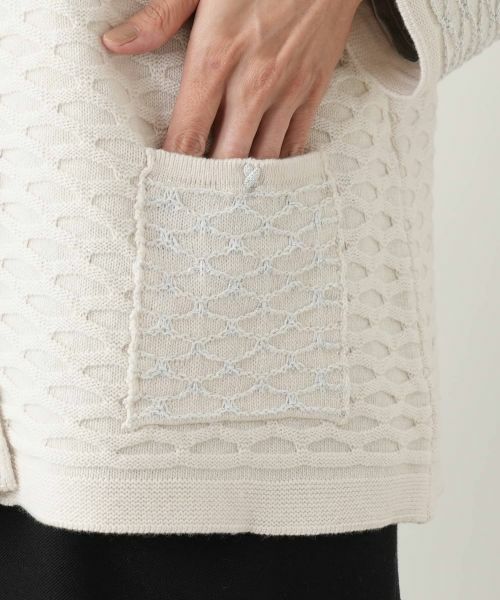 Leilian PLUS HOUSE / レリアンプラスハウス テーラードジャケット | ニットジャケット【CINZIA CALDI】 | 詳細14