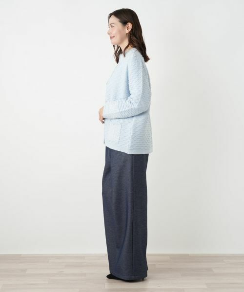 Leilian PLUS HOUSE / レリアンプラスハウス テーラードジャケット | ニットジャケット【CINZIA CALDI】 | 詳細2