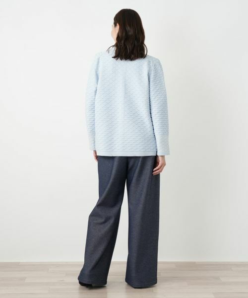 Leilian PLUS HOUSE / レリアンプラスハウス テーラードジャケット | ニットジャケット【CINZIA CALDI】 | 詳細3