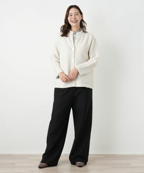 Leilian PLUS HOUSE / レリアンプラスハウス テーラードジャケット | ニットジャケット【CINZIA CALDI】 | 詳細4