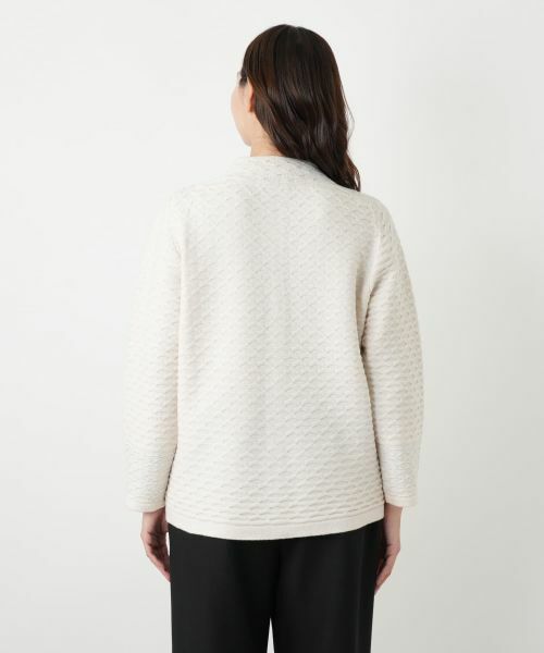 Leilian PLUS HOUSE / レリアンプラスハウス テーラードジャケット | ニットジャケット【CINZIA CALDI】 | 詳細9