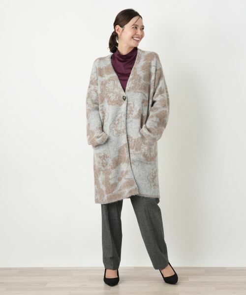 Leilian PLUS HOUSE / レリアンプラスハウス テーラードジャケット | ニットジャケット【BIANCA LANCIA】 | 詳細1