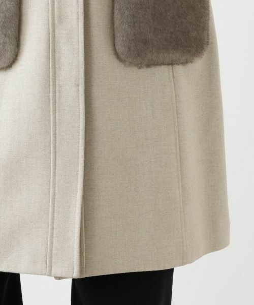 Leilian PLUS HOUSE / レリアンプラスハウス テーラードジャケット | フェイクファーポケットロングジレ【プラス企画】 | 詳細11
