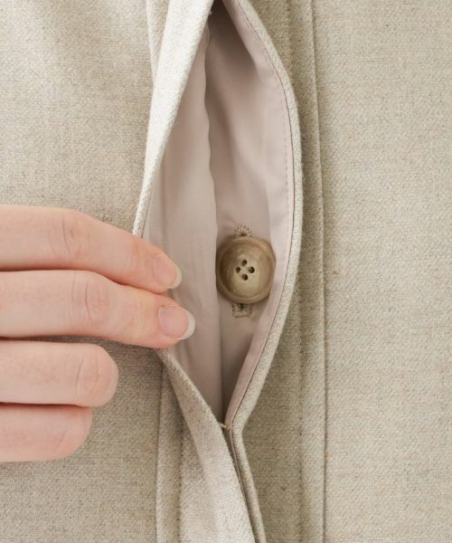 Leilian PLUS HOUSE / レリアンプラスハウス テーラードジャケット | フェイクファーポケットロングジレ【プラス企画】 | 詳細15