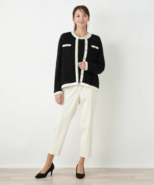 Leilian PLUS HOUSE / レリアンプラスハウス ニット・セーター | セーターアンサンブル【Leilian WHITE LABEL】 | 詳細1