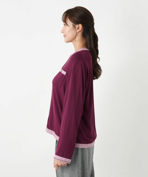 Leilian PLUS HOUSE / レリアンプラスハウス ニット・セーター | セーターアンサンブル【Leilian WHITE LABEL】 | 詳細12