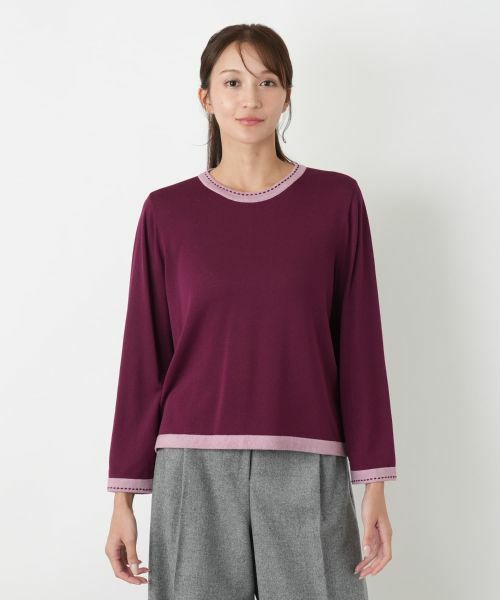 Leilian PLUS HOUSE / レリアンプラスハウス ニット・セーター | セーターアンサンブル【Leilian WHITE LABEL】 | 詳細18