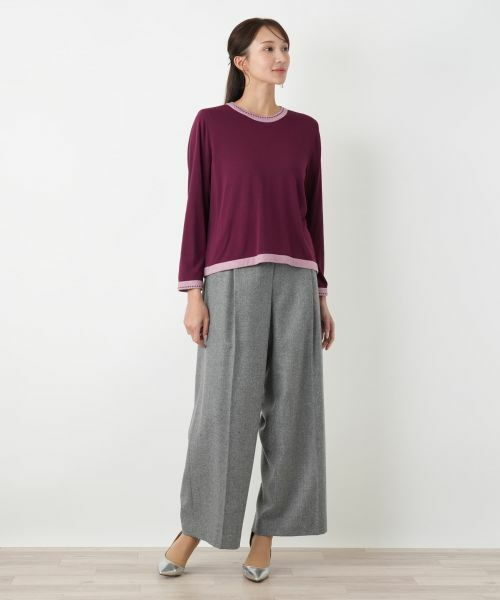 Leilian PLUS HOUSE / レリアンプラスハウス ニット・セーター | セーターアンサンブル【Leilian WHITE LABEL】 | 詳細19