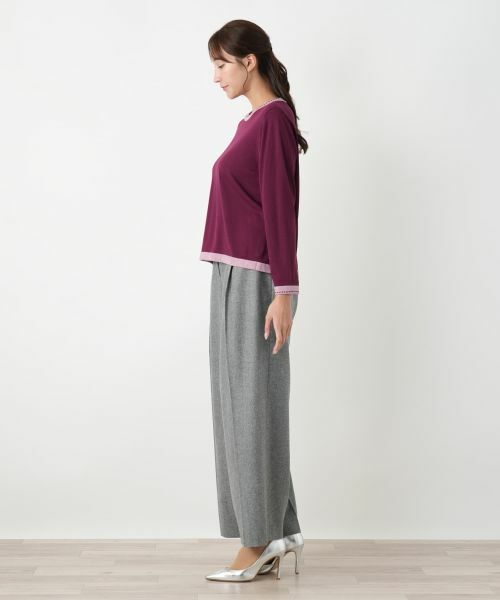 Leilian PLUS HOUSE / レリアンプラスハウス ニット・セーター | セーターアンサンブル【Leilian WHITE LABEL】 | 詳細20