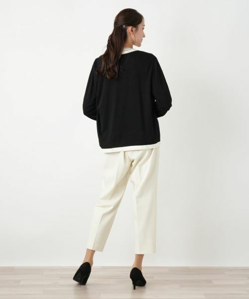 Leilian PLUS HOUSE / レリアンプラスハウス ニット・セーター | セーターアンサンブル【Leilian WHITE LABEL】 | 詳細3