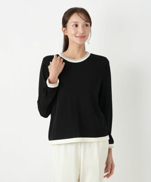 Leilian PLUS HOUSE / レリアンプラスハウス ニット・セーター | セーターアンサンブル【Leilian WHITE LABEL】 | 詳細4