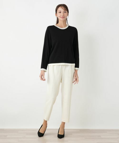 Leilian PLUS HOUSE / レリアンプラスハウス ニット・セーター | セーターアンサンブル【Leilian WHITE LABEL】 | 詳細5