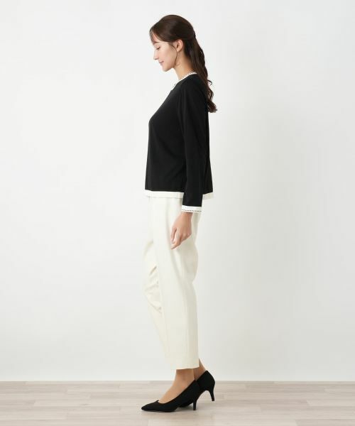 Leilian PLUS HOUSE / レリアンプラスハウス ニット・セーター | セーターアンサンブル【Leilian WHITE LABEL】 | 詳細6