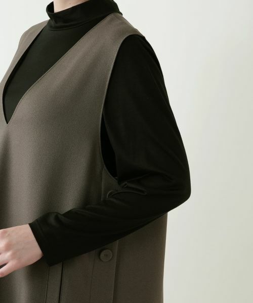 Leilian PLUS HOUSE / レリアンプラスハウス ロング・マキシ丈ワンピース | ジャンパースカート【プラス企画】 | 詳細11