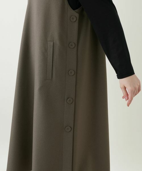 Leilian PLUS HOUSE / レリアンプラスハウス ロング・マキシ丈ワンピース | ジャンパースカート【プラス企画】 | 詳細13