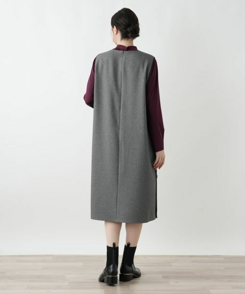 Leilian PLUS HOUSE / レリアンプラスハウス ロング・マキシ丈ワンピース | ジャンパースカート【プラス企画】 | 詳細3