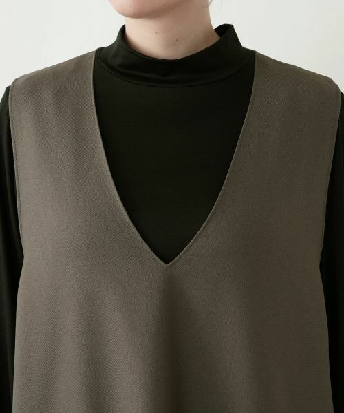 Leilian PLUS HOUSE / レリアンプラスハウス ロング・マキシ丈ワンピース | ジャンパースカート【プラス企画】 | 詳細9