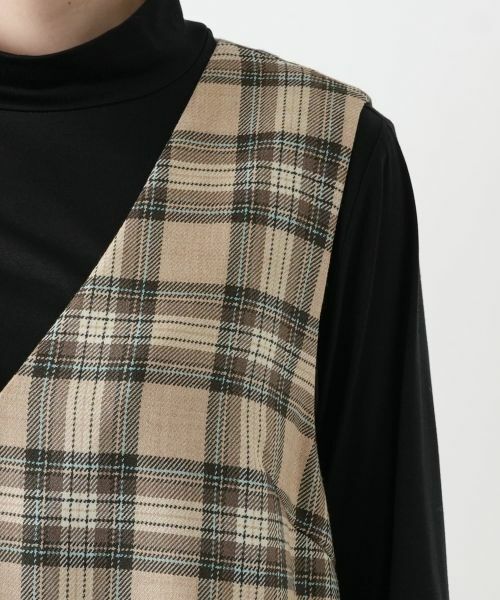 Leilian PLUS HOUSE / レリアンプラスハウス ロング・マキシ丈ワンピース | ジャンパースカート【Leilian WHITE LABEL】 | 詳細12