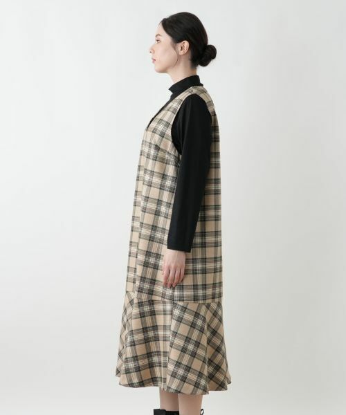 Leilian PLUS HOUSE / レリアンプラスハウス ロング・マキシ丈ワンピース | ジャンパースカート【Leilian WHITE LABEL】 | 詳細8