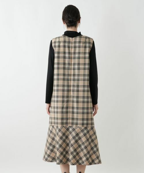 Leilian PLUS HOUSE / レリアンプラスハウス ロング・マキシ丈ワンピース | ジャンパースカート【Leilian WHITE LABEL】 | 詳細9