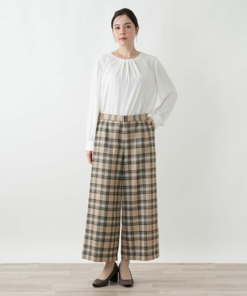 Leilian PLUS HOUSE / レリアンプラスハウス その他パンツ | ガウチョパンツ【Leilian WHITE LABEL】 | 詳細4