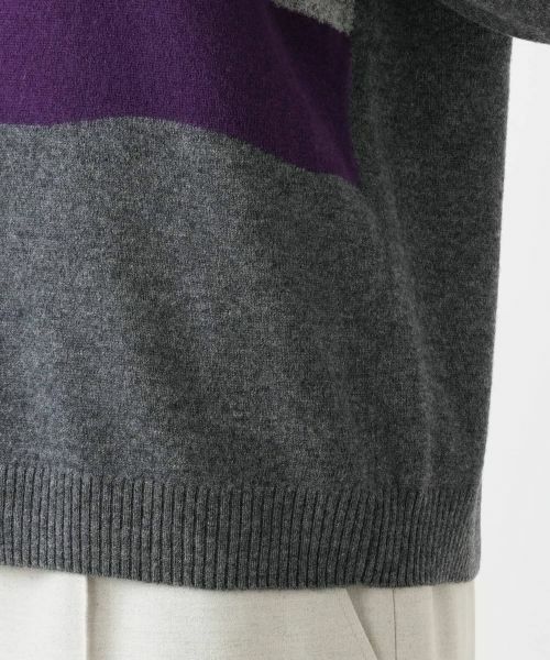 Leilian PLUS HOUSE / レリアンプラスハウス ニット・セーター | 風景モチーフニットプルオーバー【プラス企画】 | 詳細10