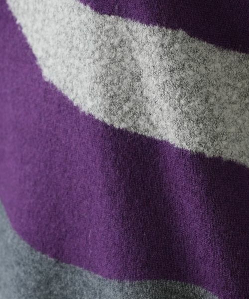 Leilian PLUS HOUSE / レリアンプラスハウス ニット・セーター | 風景モチーフニットプルオーバー【プラス企画】 | 詳細11