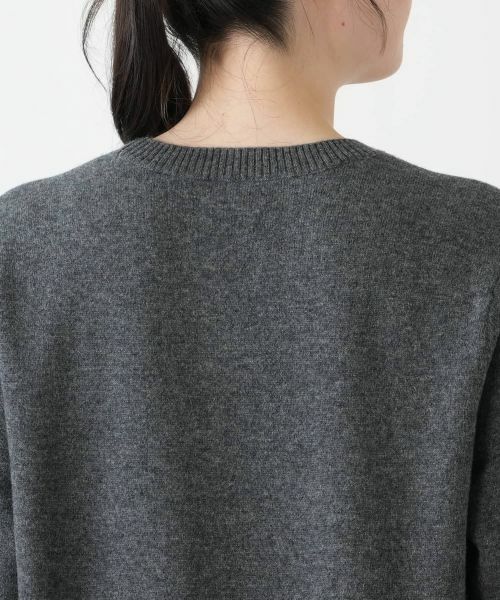 Leilian PLUS HOUSE / レリアンプラスハウス ニット・セーター | 風景モチーフニットプルオーバー【プラス企画】 | 詳細8