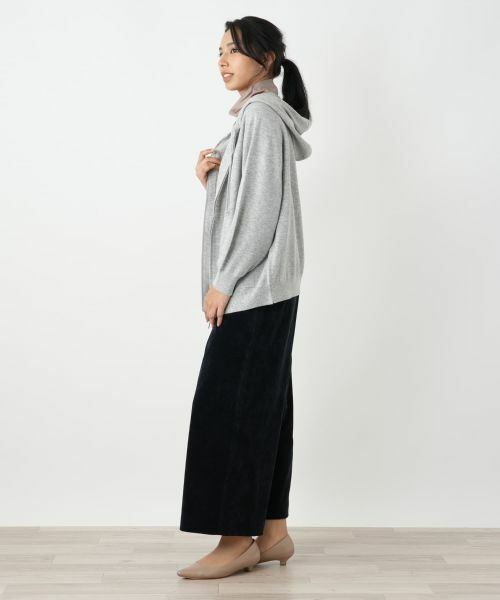Leilian PLUS HOUSE / レリアンプラスハウス カーディガン・ボレロ | フーディーカーディガン【Leilian WHITE LABEL】 | 詳細2