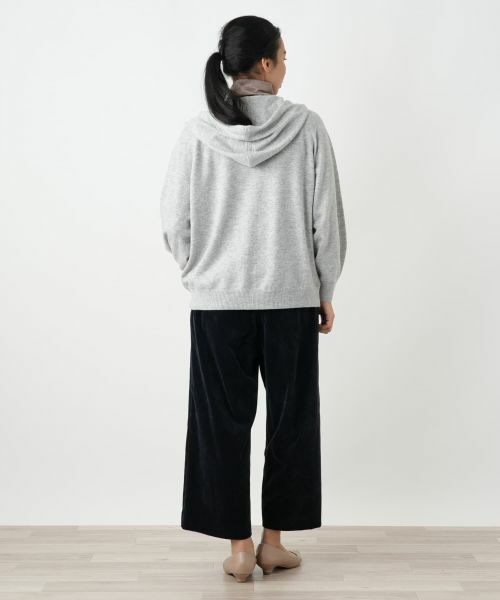 Leilian PLUS HOUSE / レリアンプラスハウス カーディガン・ボレロ | フーディーカーディガン【Leilian WHITE LABEL】 | 詳細3