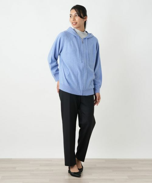 Leilian PLUS HOUSE / レリアンプラスハウス カーディガン・ボレロ | フーディーカーディガン【Leilian WHITE LABEL】 | 詳細4