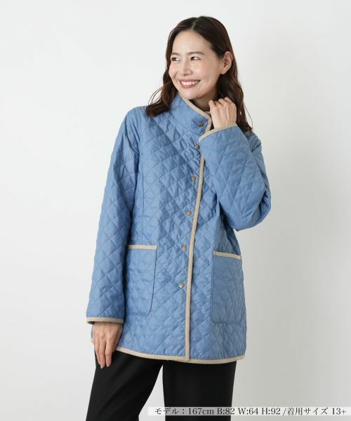 Leilian PLUS HOUSE/レリアンプラスハウス ジャケット【Leilian WHITE LABEL】 コバルトブルー 13+ Leilian PLUS HOUSE/レリアンプラスハウス ジャケット【Leilian WHITE LABEL】 コバルトブルー 13+