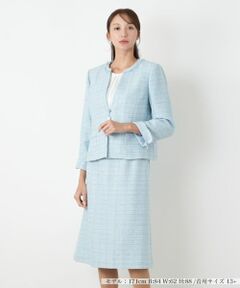 Leilian PLUS HOUSE / レリアンプラスハウス セットアップ | スーツ【Leilian WHITE LABEL】【セレモニー】