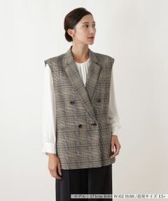 Leilian PLUS HOUSE / レリアンプラスハウス テーラードジャケット | ベスト【BOURGE】