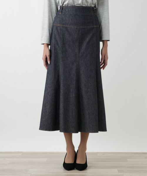 Leilian PLUS HOUSE / レリアンプラスハウス ミニ・ひざ丈スカート | フレアスカート【BOURGE】 | 詳細5