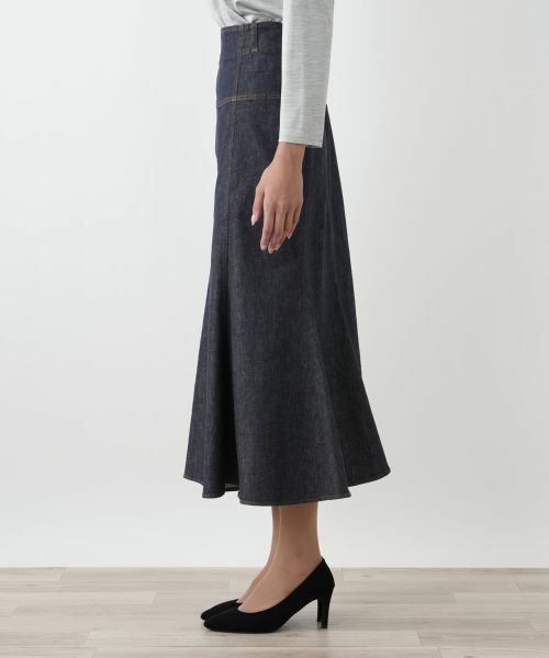 Leilian PLUS HOUSE / レリアンプラスハウス ミニ・ひざ丈スカート | フレアスカート【BOURGE】 | 詳細6